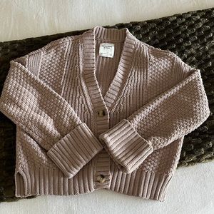 Abercrombie button up sweater